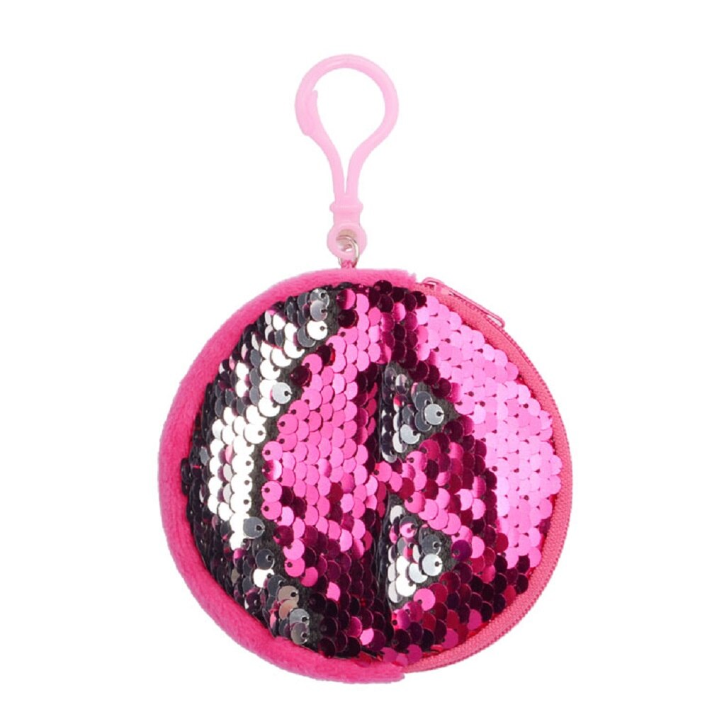 Chica lentejuelas Mini Sparkle bolso monederos para niñas pequeñas lentejuelas monedero monederos billetera inteligente Mini Slim tarjeta monedero bebé carteras: A
