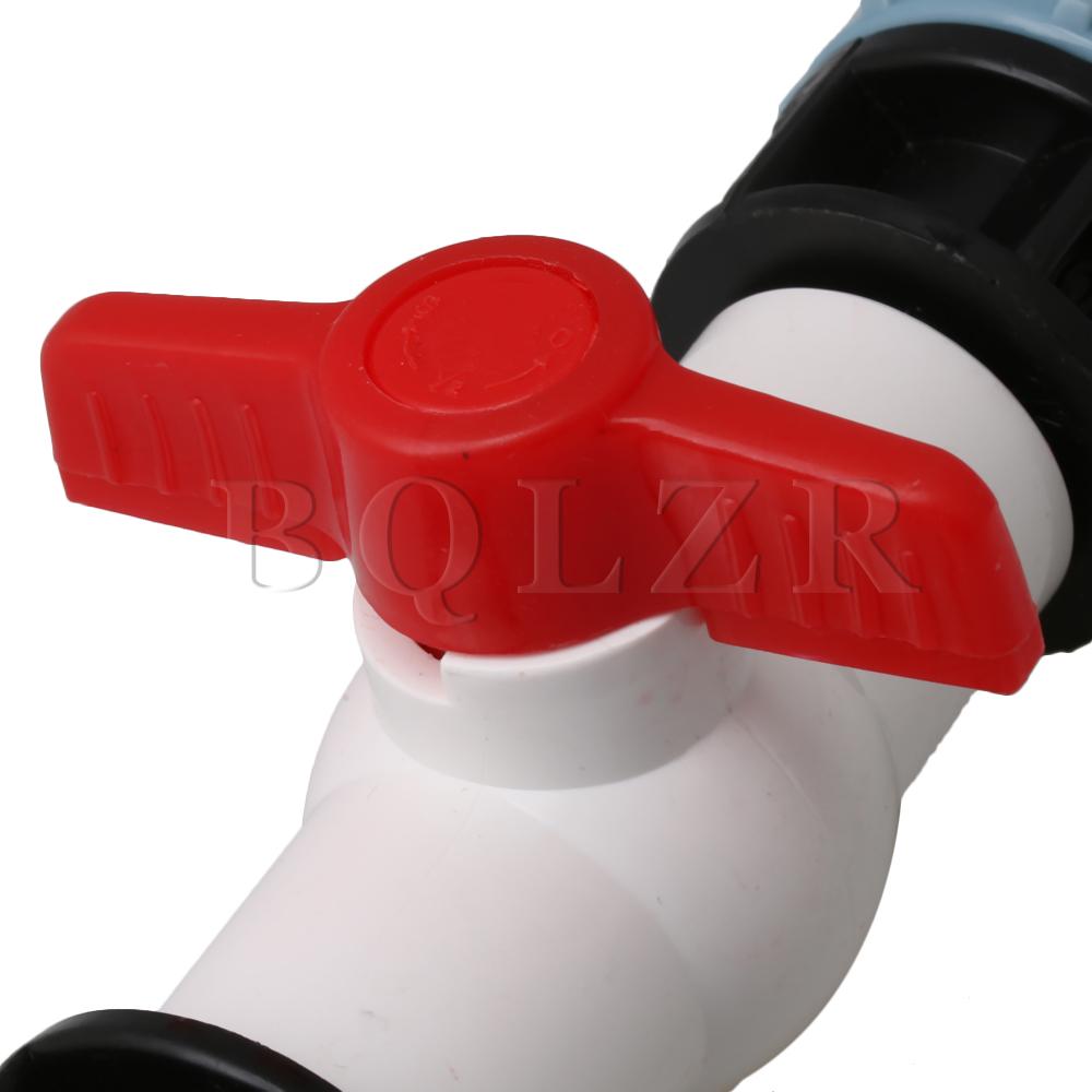 BQLZR T-Handle Shut Off Valve 63mm Plastic Ball Valve for Venting Multicolor