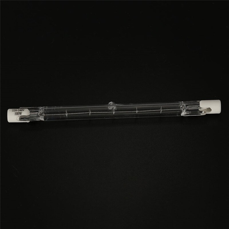 1PC Linear Double Ended Halogen Light Bulb Transparent Warm White Lamp 118mm R7S 220-240V 100W Watt Wedding Party Decoration