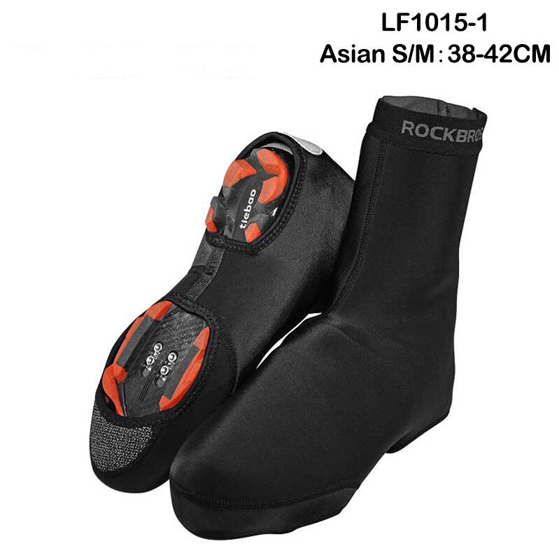 Rockbros Winter Waterdichte Fietsen Shoe Cover Reflecterende Thermische Elastische Regendicht Fiets Schoen Cover Fietsen Overschoenen Boot Covers: LF1015-1