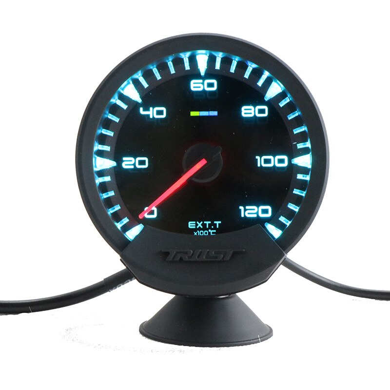 GReddi-medidor automático Sirius Trust de 74mm, 7 colores, Turbo Boost, Volt, temperatura del agua, presión de aceite, RPM, Turbo, relación EGT A/F, indicador de combustible