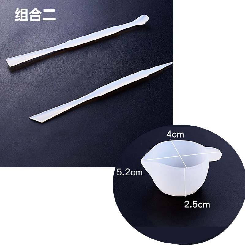 Practical Mixing Cup Silicone Stir Bar DIY Handcraft Pendant Jewelry Making Accessories Multifunctional Mixing Glue Tools: 6