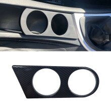 Tape Auto Bekerhouder Met Fitting 1Pcs Carbon Fiber Decoratieve Cover Makkelijk Te Gebruiken Voor Bmw 1 Serie Vervanging