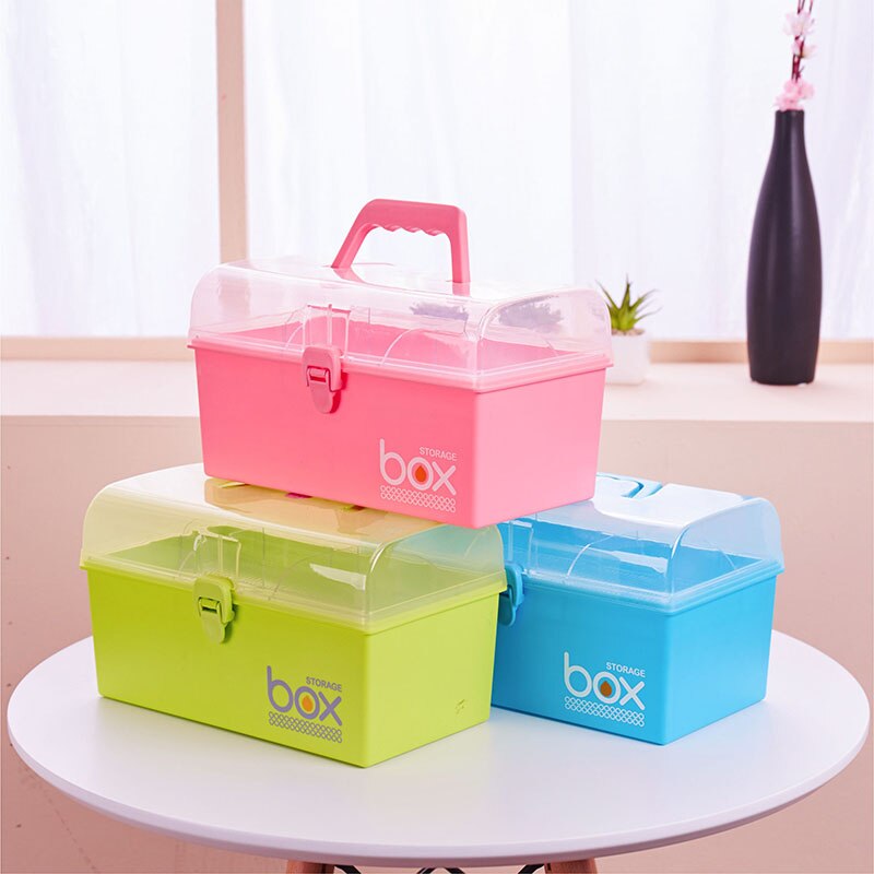 Plastic Multifunctionele Make Storage Box Nail Polis Organizer Lipstick Houder Rack Cosmetische Manicure Toolbox Plank Container