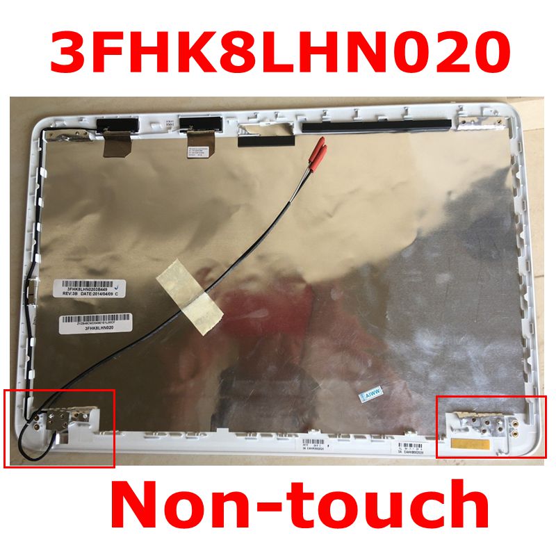 YALUZU nueva carcasa trasera para Sony LCD VAIO SVF142 SVF143 cubierta superior blanca 3FHK8LHN020 EAHK8002020 no táctil 3FHK8LHN000 touch: Non-touch