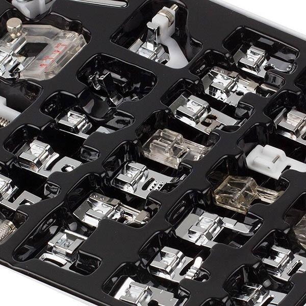 11PCS 32PCS Sewing Machine Presser Foot Press For Brother Singer Kit Braiding Blind Stitch OverLock Zipper Ruler Parts