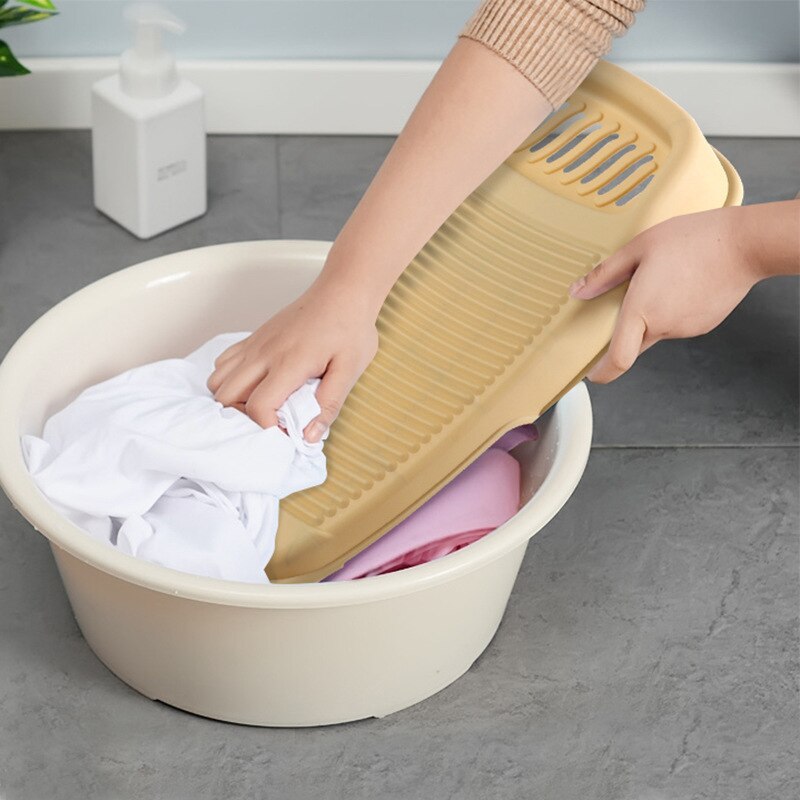 Lightweight washboard Thickened non-slip plastic washboard Home integrated washboard Kneeling washboard