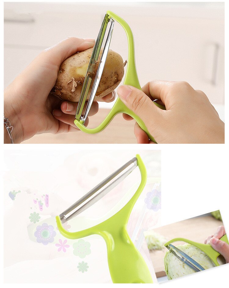 1 Pc Rvs Groente Dunschiller Kool Rasp Slicer Cutter Kool Dunschiller Salade Cutter Ok 0463