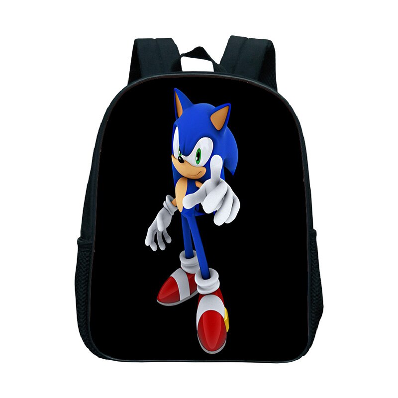 New Mochila Sonic Zaino Delle Ragazze Dei Ragazzi Borse Da Scuola Borse Libro di Scuola Materna Quotidiano Torna A scuola Regalo Per i bambini Del Fumetto Zaino: 7