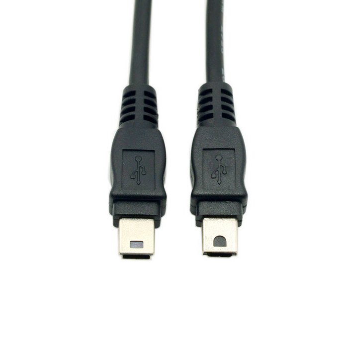 Mini câble USB 2.0 Type A et Mini USB 2.0 Type B vers USB femelle OTG révélant DC