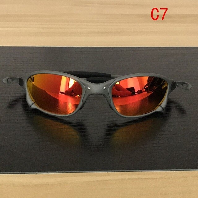 Lunettes de cyclisme sport polarisées lunettes de soleil vélo extérieur lunettes  uv400 verres polarisés  cp005-5: C7