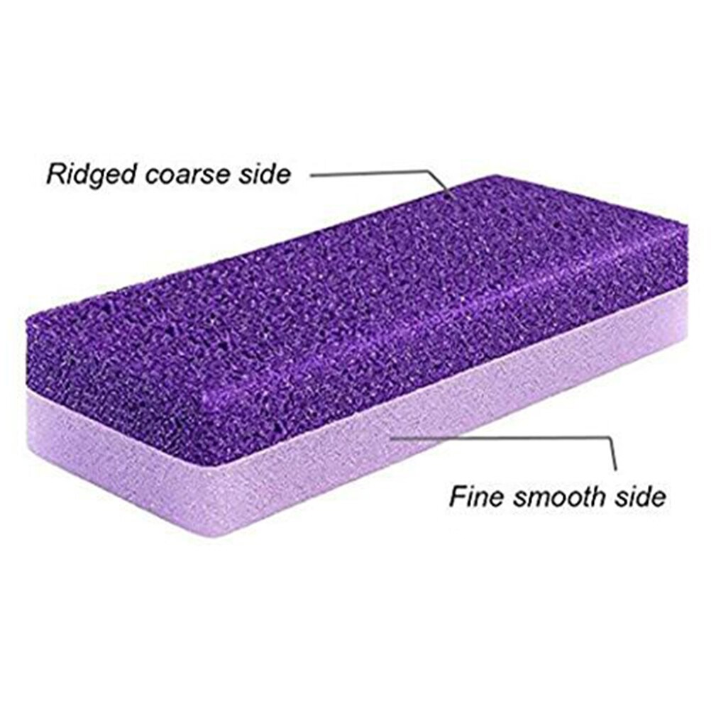 Piedra pómez para los pies esponja piedra pedicura piedra pómez para los pies piedra herramientas de pedicura para los pies callos exfoliar durezas eliminar depurador de pedicura