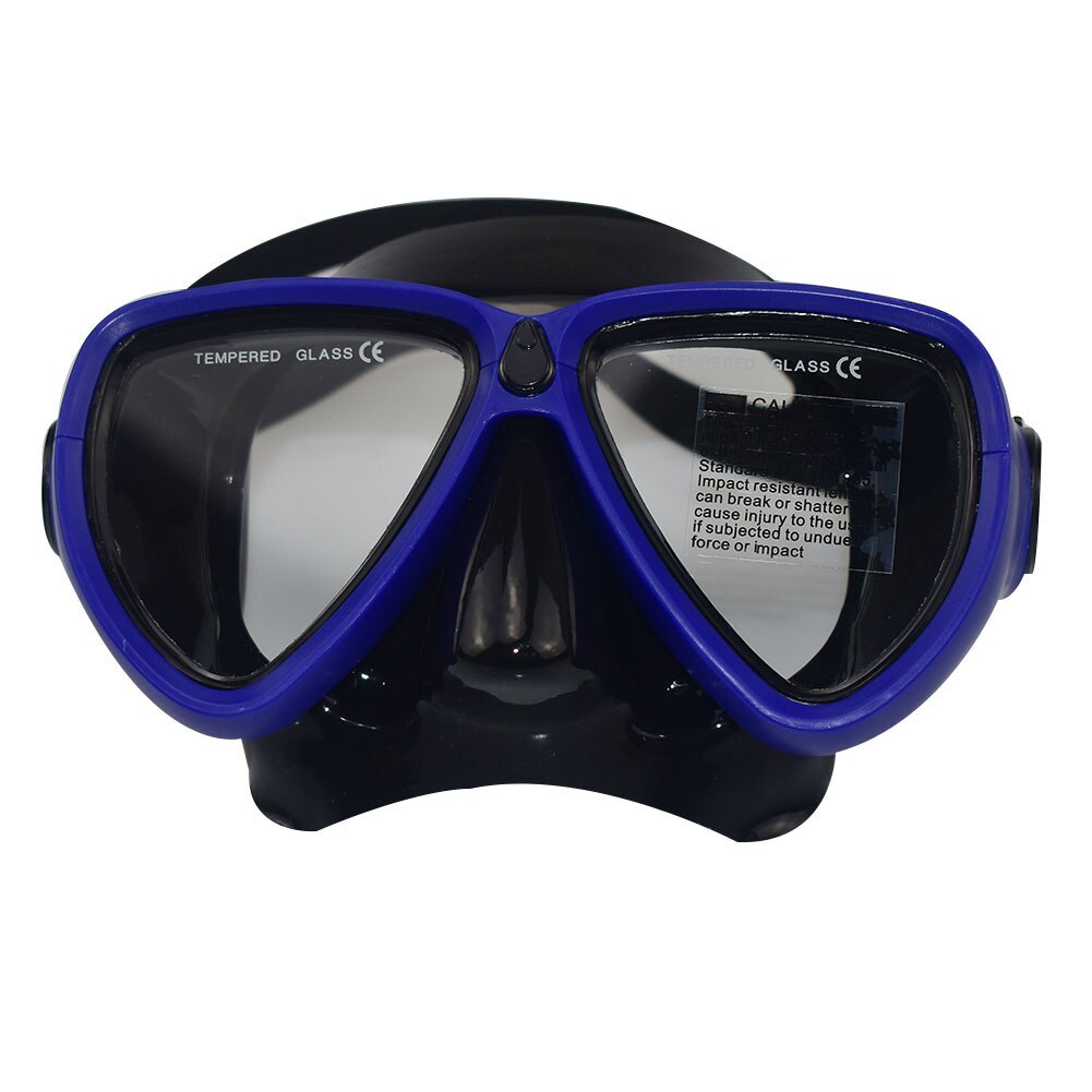 Swimming Goggles - Anti-Fog, High Clear, Comfortable Silicone - Adult Snorkeling Diving Glasses: Dark Blue