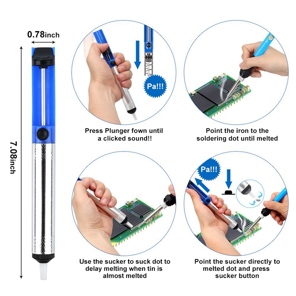 60W Soldering Iron Adjustable Temperature Electric Solder Iron Rework Station Mini Handle Heat Pencil Welding Repair Tools