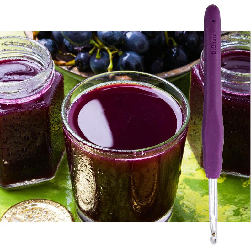 QIAO Crochet Hook Knitting Needle Sewing Accessories For Knitting Yarn Needlework Knitting Crochet Hook Needle Sewing Tools: 5 mm