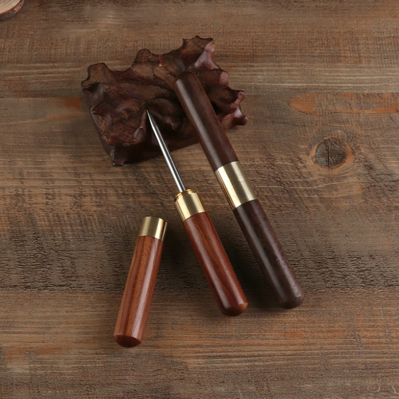 Stainless Steel Ice Pick with Wooden Handle Manual Ice Carving Tool Home Ice Crushers Bar Bartender Tool Kitchen Picnics Tool