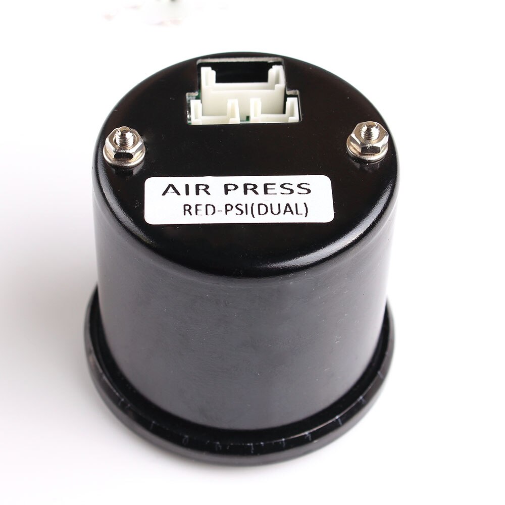 Dual Air Pressure Gauge 20BAR 290PSI air suspension Air ride gauge with 2pieces 1/8NPT electrical sensors