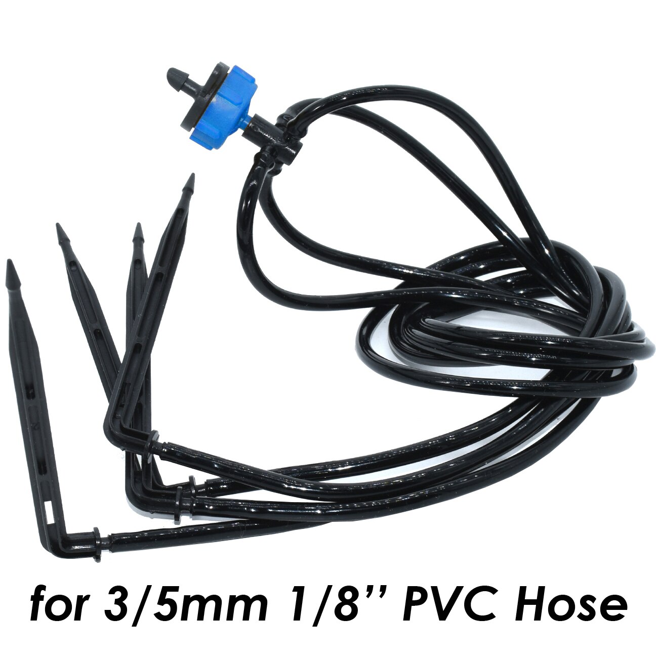 SPRYCLE 10-120M 3/5mm PVC Schlauch Micro Drip Bewässerung System w/ Puncher 1/8&#39;&#39; Garten schläuche Rohr Pfeil Tropf Pflanzen Gewächshaus