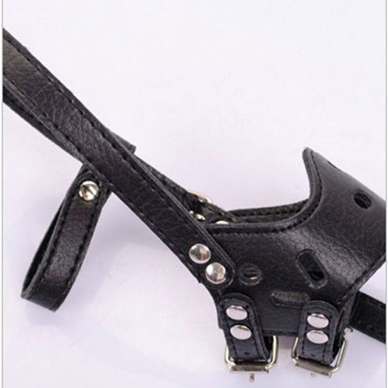 Pet Dog Anti-bite Mask, Mastiff Outdoor Wear, Leather Soft and Beautiful