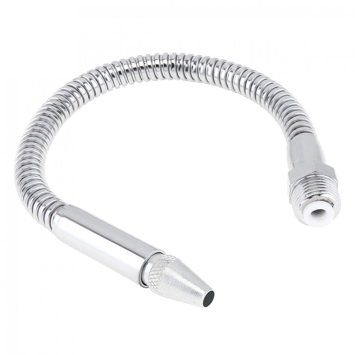 1/2 Inch 390mm Metal Flexible Water Oil Cooling Tube with Round Head Nozzle for CNC Machine / Milling /Lathe