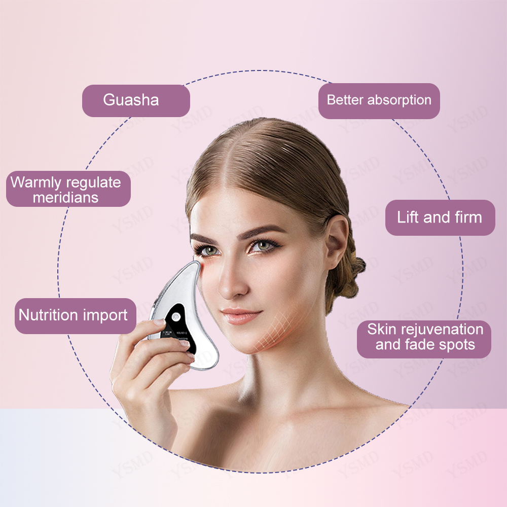 Masajeadores faciales raspado de la piel para estiramiento Facial cuidado antiarrugas doble barbilla eliminar el cuello masaje eléctrico herramienta de cuidado de la piel