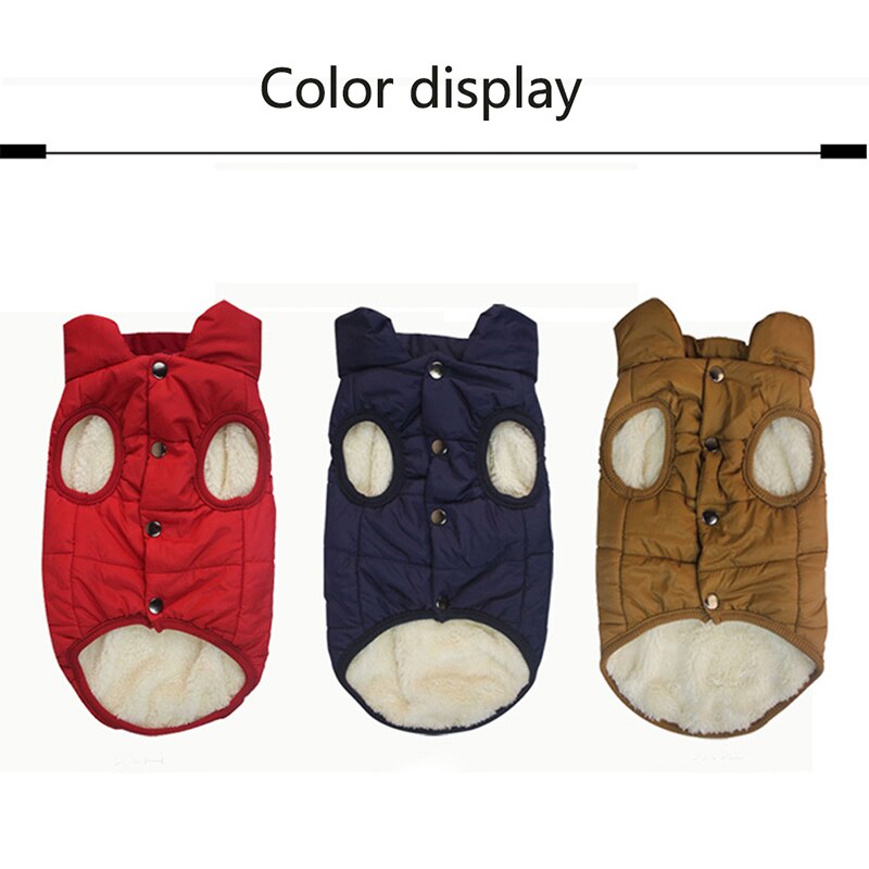 Winter Pet Coat Clothes For Dogs Winter Clothing Warm Dog Clothes For Small Dogs Windproof Big Dog Coat Winter Clothes