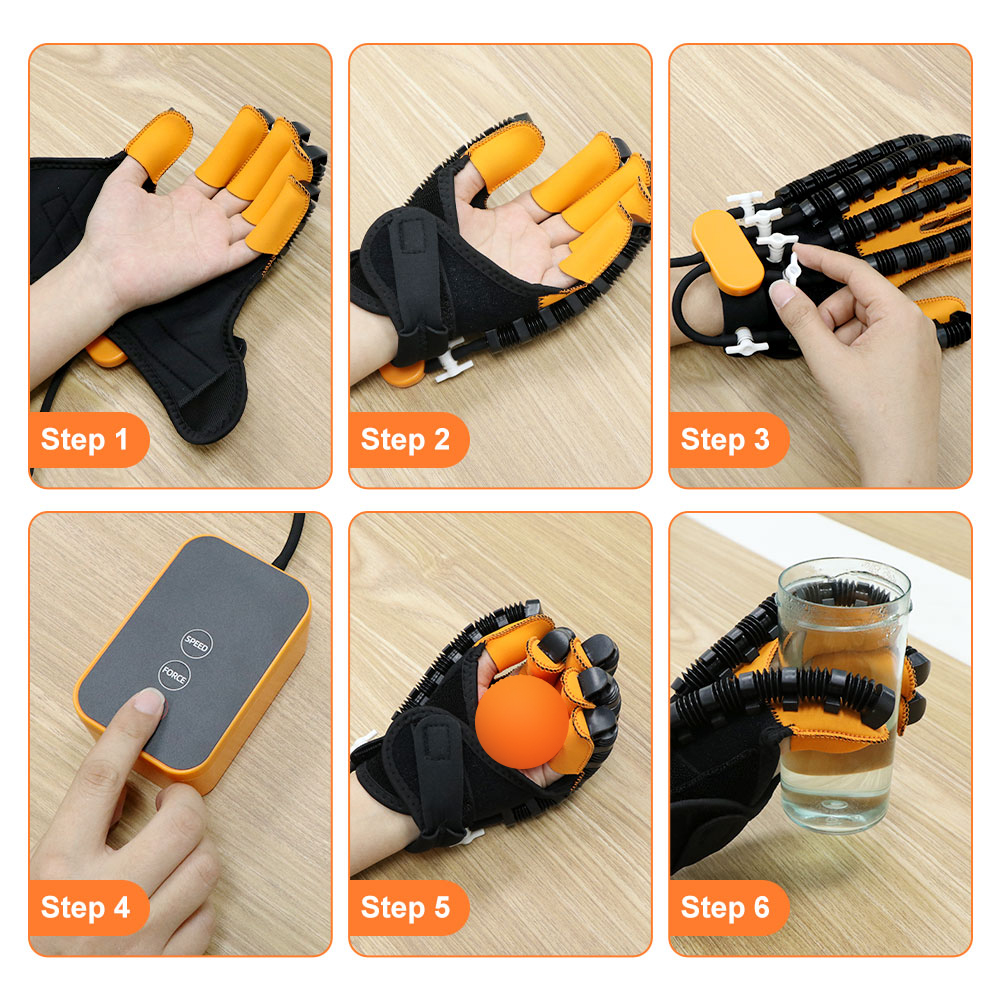Rehabilitation roboter Handschuhe intelligente Hand funktion Schlaganfall Hemiplegie Rehabilitation Ausbildung Finger Massage Chirurgie Erholung
