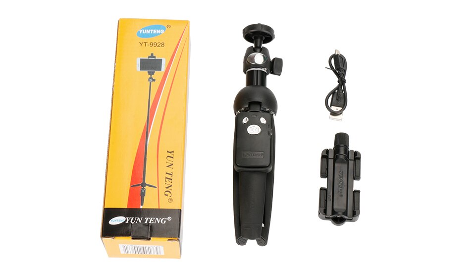 Yunteng Yt 9928 Draadloze Selfie Stok Statief Monopod Met Bluetooth Remote Sluiter Universele Voor Iphone Xiaomi Smartphones: Default Title