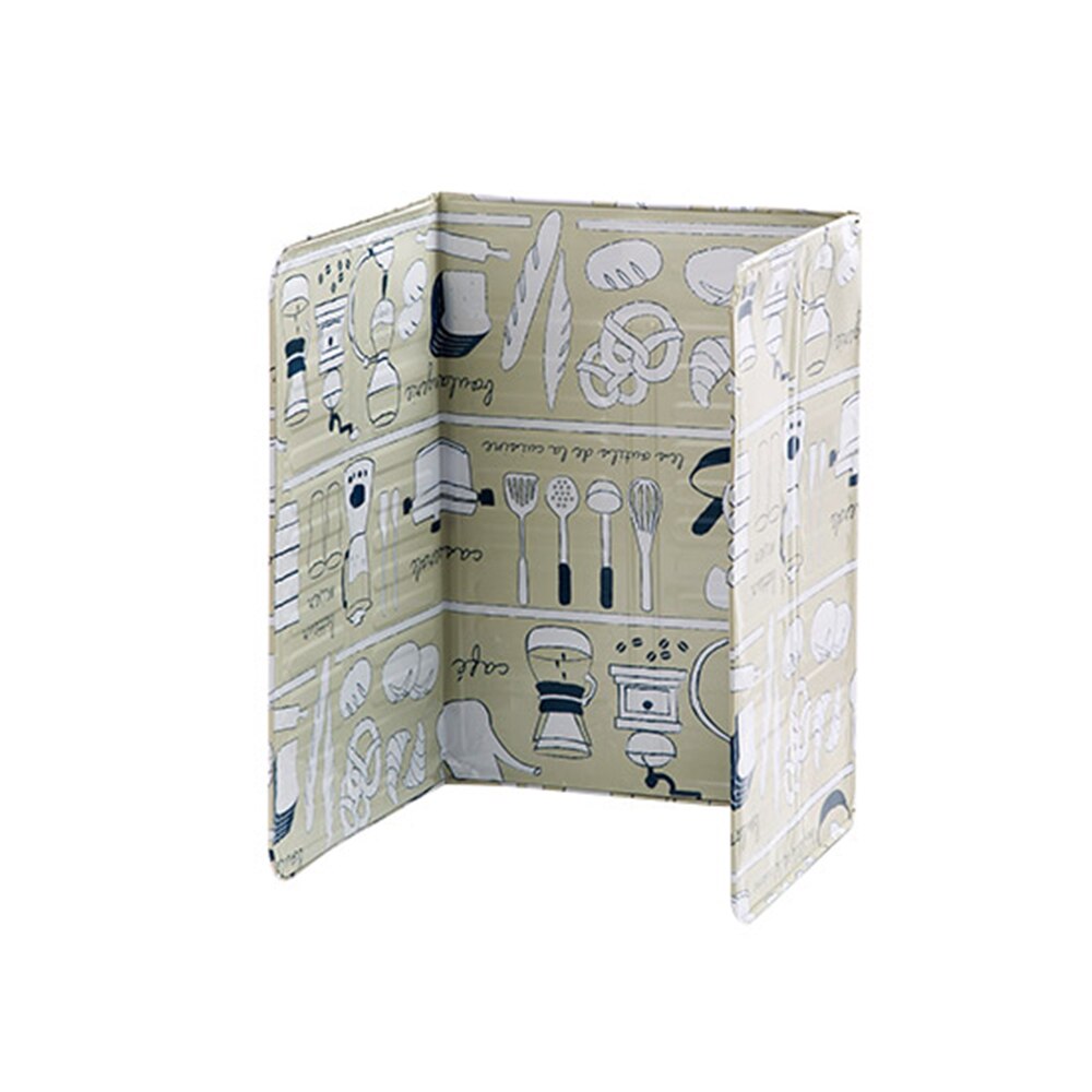1pc anti sprut skjermbeskytter oljedeler sprutsikker baffel verktøy kjøkken matlaging stekepanne olje sprut skjermdeksel gasskomfyr: 84 x 39cm grønn 2