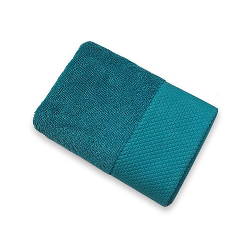 Luxury Bathroom Towel Platinum Satin Towels Bathroom Beauty Skin Management Water Absorption Hotel Towel Soft 100% cotton 35x75c: Peafowl green