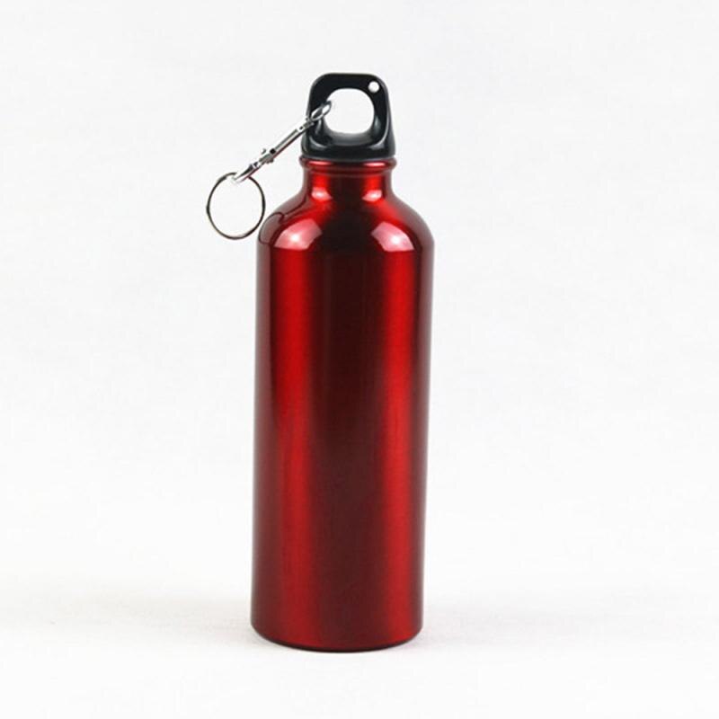 500 Ml Aluminium Fles Water Dier Vorm Familie Water Cup Voor Kids Kinderen School Drinken Bergbeklimmen Waterkoker: red