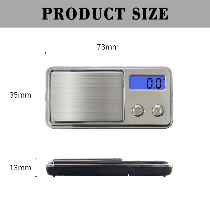 100g*0.01g mini sieraden zakweegschalen, zeer nauwkeurige elektronische weegschalen voor het wegen van gouden en diamanten sieraden