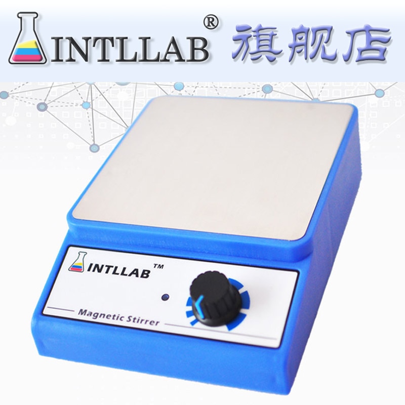 Laboratory Magnetic Stirrer Stainless Steel Panel Magnetic Stirring Apparatus Portable Mixer Physics Experiment Equipment