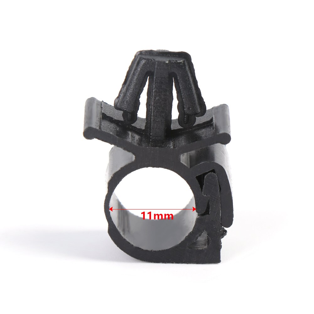 10Pcs Plastic Car Wiring Harness Fastener Clips Cable Pipe Tie Wrap Cable Clamp Oil Pipe Beam Line Push Mount Retainer Clip