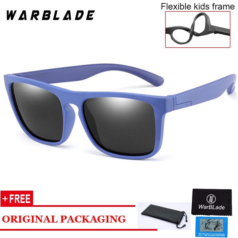 WBL Kinderen Kids Zonnebril Jongens Meisjes Gepolariseerde Zonnebril Baby Baby Siliconen Flexibele Veiligheid Frame Shades Eyewear UV400