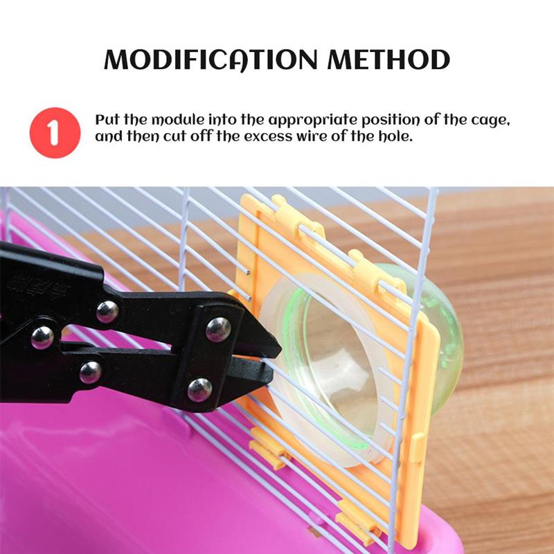 Hamster Tubes Set Transparent Hamster Cage Toys DIY Connection Tunnel Track Rat Toy Dureble Toys For Hamster