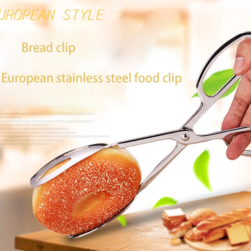 Buffet Tongs Salad Cooking Stainless Steel Party Bread Thickening Food Food Kitchen Tools Picnic