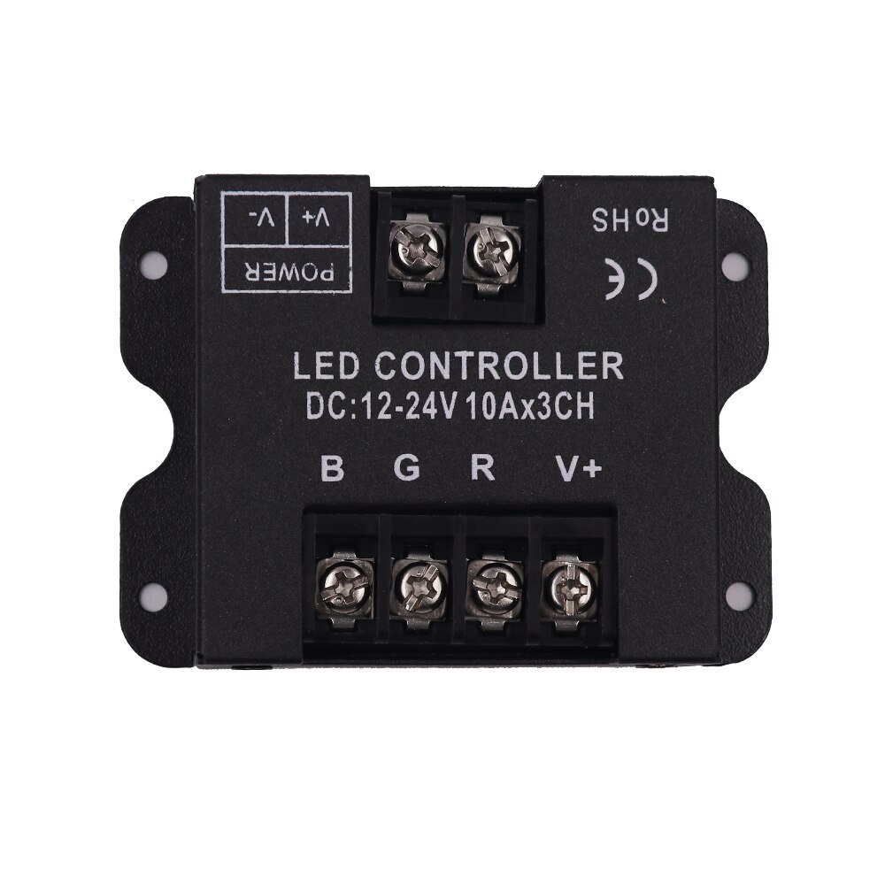 DC12-24V 30A LED RGB Controller with 24Key RF Remote Control 10AX3CH RF Wireless RGB controller dimmer for led strip light tape
