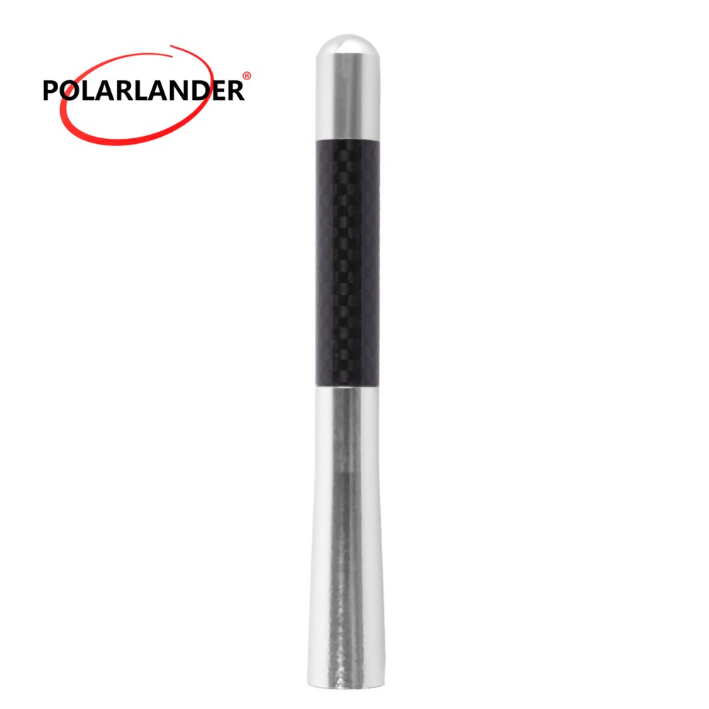 1 stück 12CM Radio Auto Antenne Antenne Kurz Antenne Auto Dekoration Kohlenstoff Fiber verrotten/SILBER/BLAU Für Ford/Fokus/Toyota
