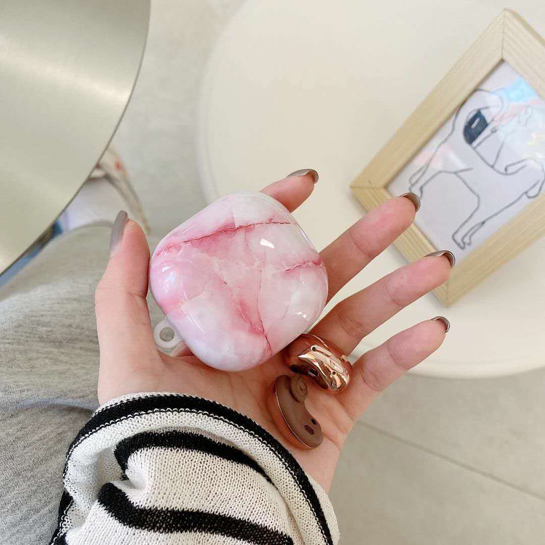 Marble Gradient Color Hard Plastic Case for Samsung Galaxy Buds live Earphone Headset Protective Cover for Galaxy Buds live Case: F