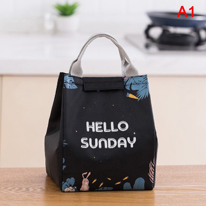 Sac à Lunch Portable en tissu Oxford, 1 pièce, frais, glacière, étanche, pratique, fourre-tout: A1