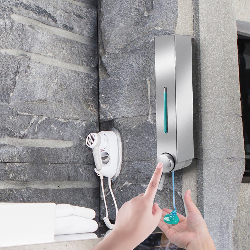 Wall Mount manual Washing Lotion Soap Shampoo Hand Sanitizer Dispenser 42ML One-Cup non-drip soap dispenser