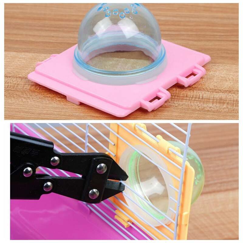 Diam 5.5cm diy plast hamster splejsning tunnel legetøj sportslegetøj til tilbehør til hamster bur