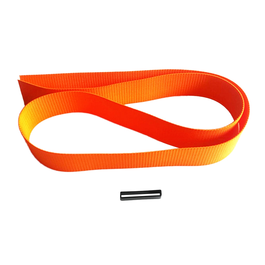 Oranje 59 "Gewicht Riem Spanband voor Duiken Snorkel Spearfishing
