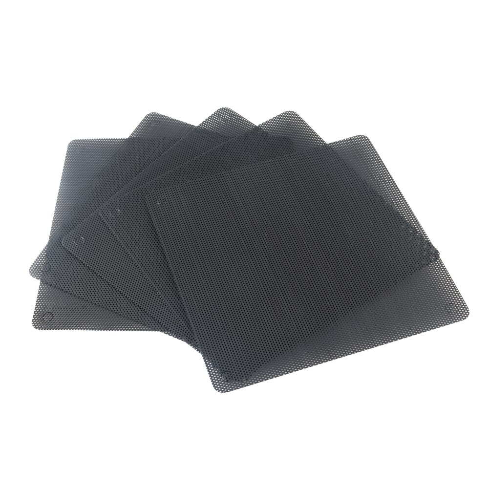 5PCS 80mm 90mm 120mm 140mm Black White PVC PC Fan Dust Filter Dustproof Case Computer Mesh Dust Covers Computer Cooling Cover