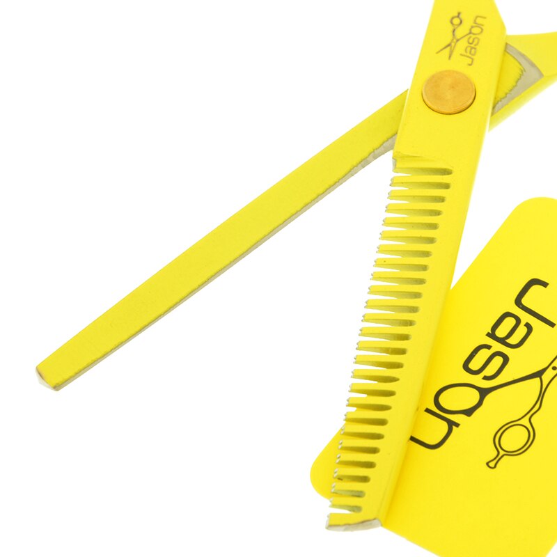 Jason 5.5 inch Hair Scissors Set Barber Cutting Thinning Styling Shears Japan Steel Hair Salon Tools A0072D
