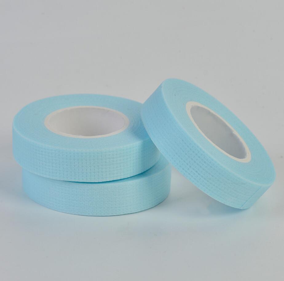 3 Stuks Wimper Extension Groene Tape Sticker Isolatie Met Holesmedical Non-woven Tape Lijm Ademend Patches Bandage: Blue