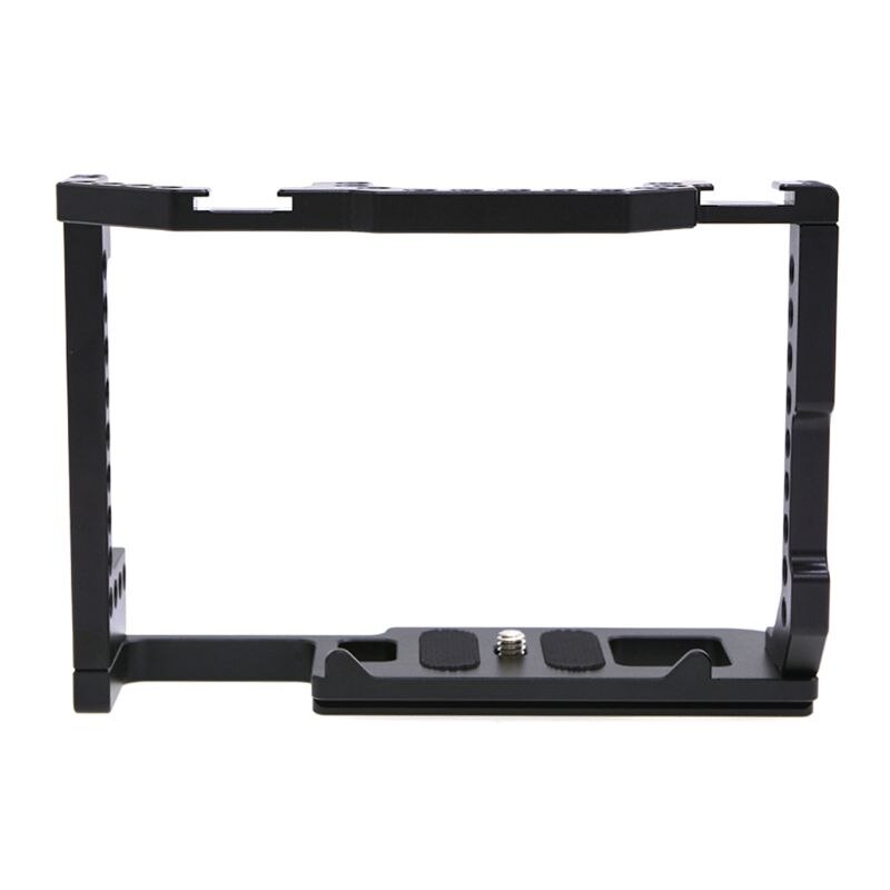 Cold Shoe Arri Positioning Hole 1/4 Screw Compatible with For Canon- EOS 90D 80D 70D Aluminum Alloy Camera Cage with