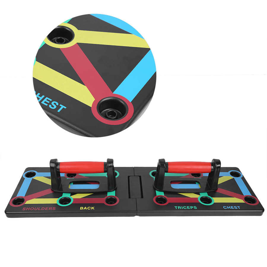 Push Up Rack Board Men Women Comprehensive Fitness Exercise Push-up Stands Body Building Training System Sport Home Gym