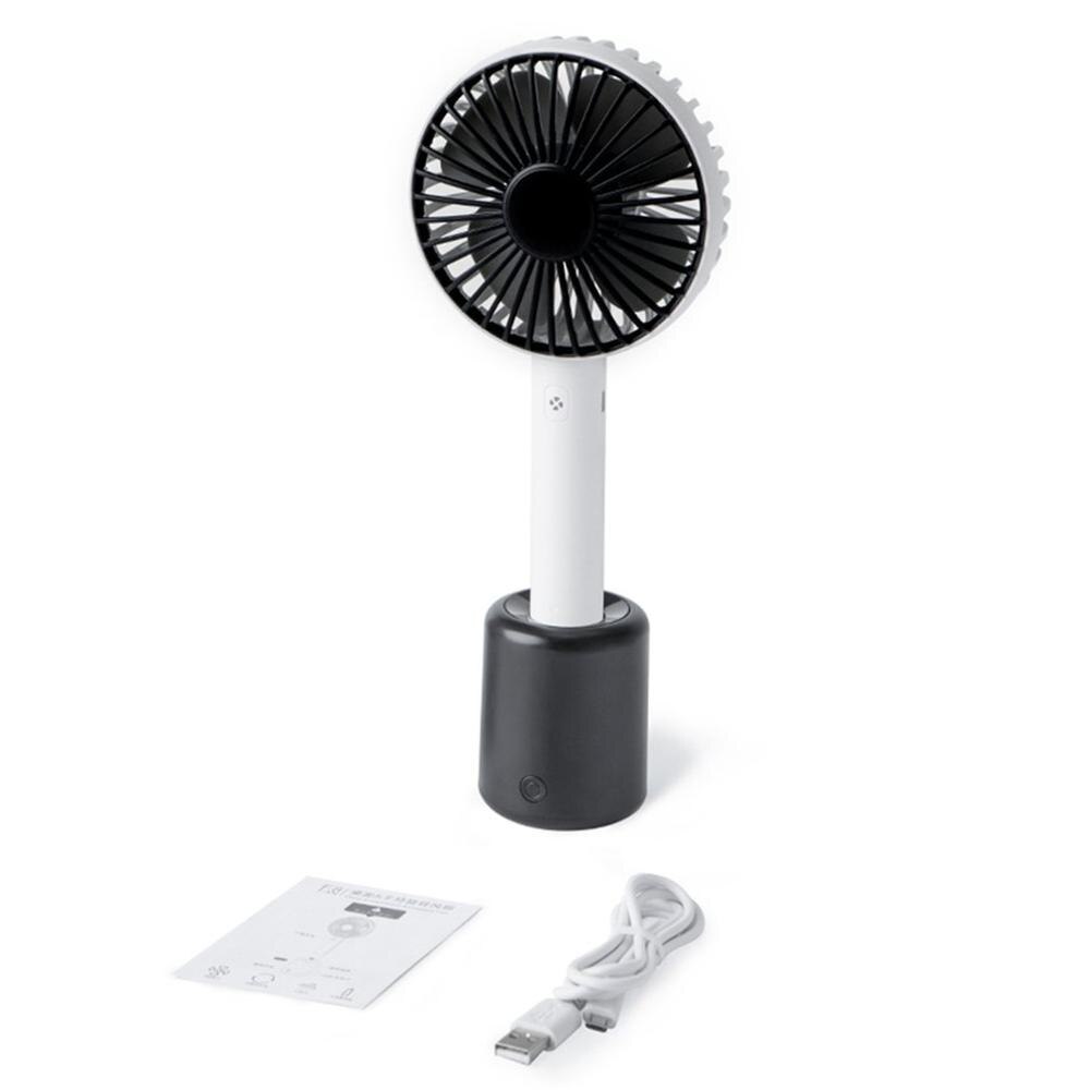 Mini Portable USB Fan gadget Desk Head Shaking Head Fan Usb Charging Student Handheld Fan for Office Cool Fans Home Laptop: Black
